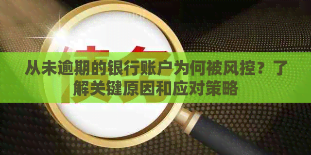 从未逾期的银行账户为何被风控？了解关键原因和应对策略