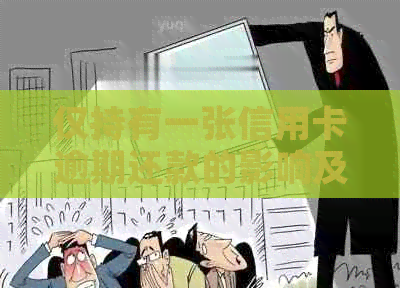 仅持有一张信用卡逾期还款的影响及应对方法