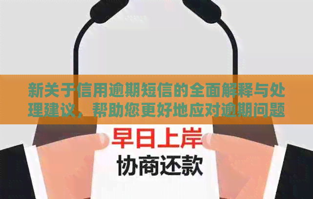 新关于信用逾期短信的全面解释与处理建议，帮助您更好地应对逾期问题