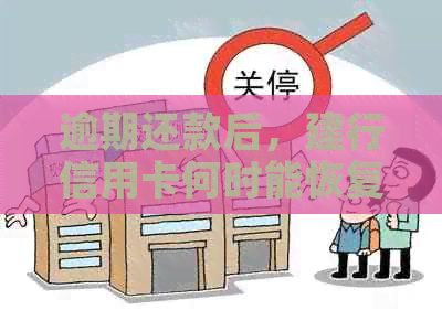 逾期还款后，建行信用卡何时能恢复正常使用？