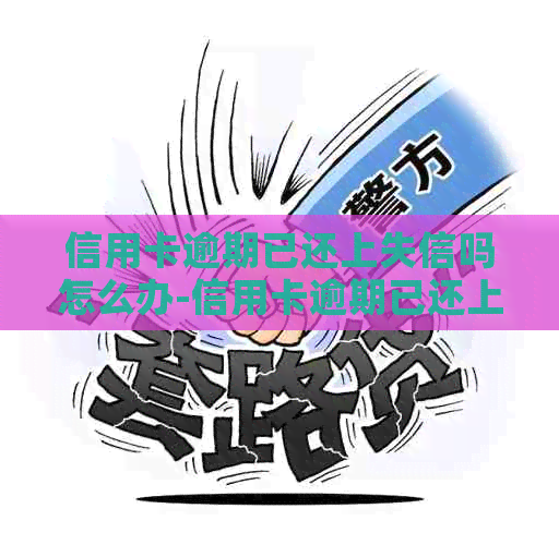 信用卡逾期已还上失信吗怎么办-信用卡逾期已还上失信吗怎么办呢