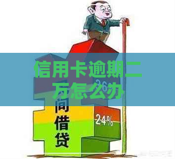 信用卡逾期二万怎么办