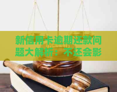 新信用卡逾期还款问题大解析：不还会影响个人信用吗？怎么解决？