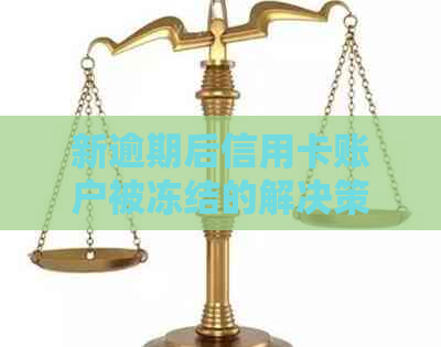 新逾期后信用卡账户被冻结的解决策略与方法探讨