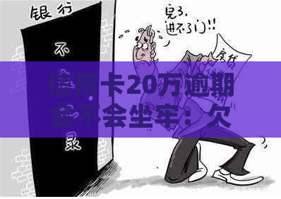 信用卡20万逾期会不会坐牢：欠信用卡6万亲身经历，逾期1年利息多少？