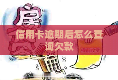 信用卡逾期后怎么查询欠款