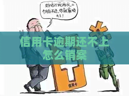 信用卡逾期还不上怎么销案