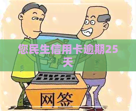 您民生信用卡逾期25天