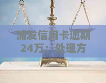 浦发信用卡逾期24万：处理方式与可能的后果详细解析