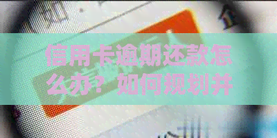 信用卡逾期还款怎么办？如何规划并及时还清欠款？