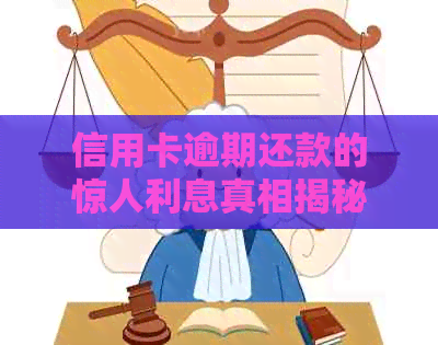 信用卡逾期还款的惊人利息真相揭秘