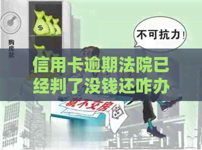 信用卡逾期法院已经判了没钱还咋办：处理信用卡逾期判决的策略