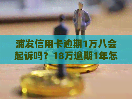 浦发信用卡逾期1万八会起诉吗？18万逾期1年怎么办？