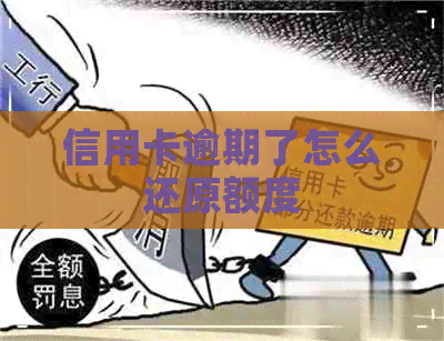 信用卡逾期了怎么还原额度