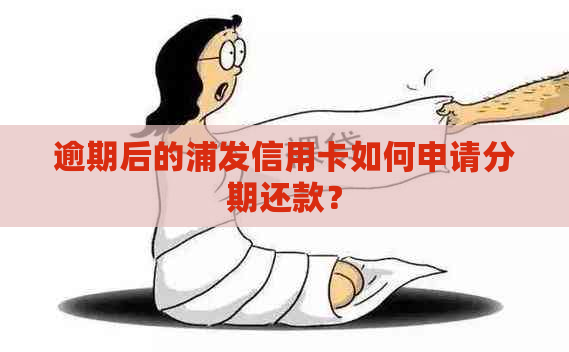 逾期后的浦发信用卡如何申请分期还款？