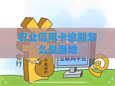 农业信用卡逾期怎么是当地