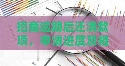 招商逾期后还清款项，申请进度及相关时间要素探究