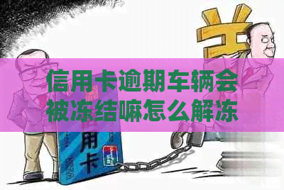 信用卡逾期车辆会被冻结嘛怎么解冻？欠信用卡逾期车会被拿走吗？