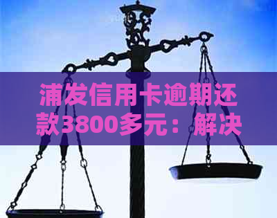 浦发信用卡逾期还款3800多元：解决方法、影响与如何规划信用修复策略