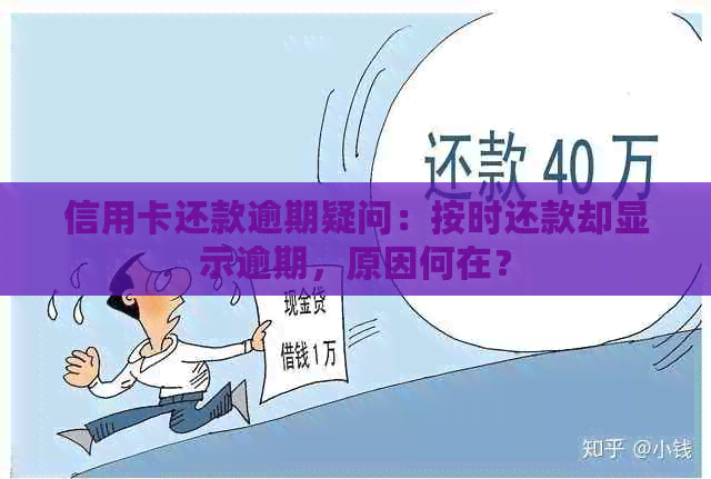 信用卡还款逾期疑问：按时还款却显示逾期，原因何在？