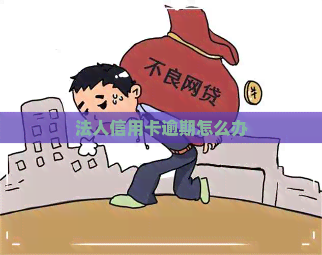 法人信用卡逾期怎么办