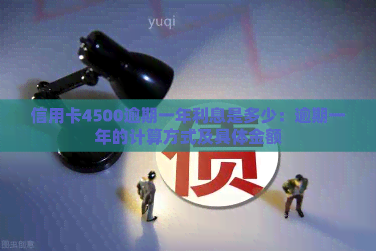 信用卡4500逾期一年利息是多少：逾期一年的计算方式及具体金额