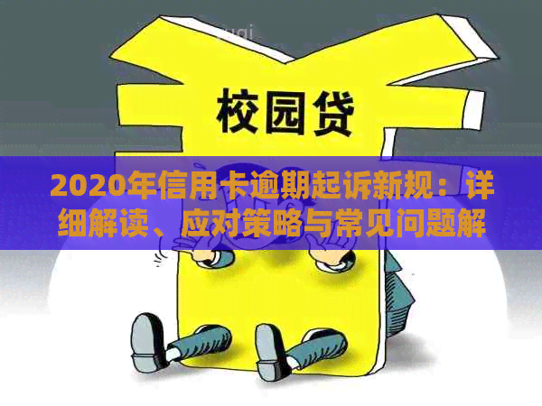 2020年信用卡逾期起诉新规：详细解读、应对策略与常见问题解答