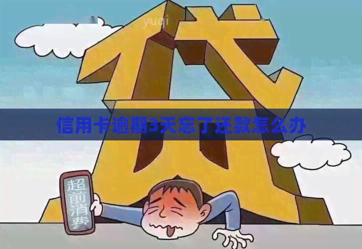 信用卡逾期3天忘了还款怎么办