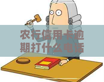 农行信用卡逾期打什么电话