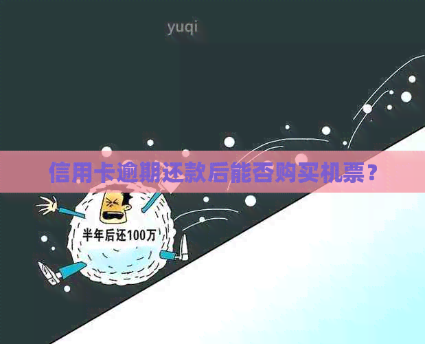 信用卡逾期还款后能否购买机票？