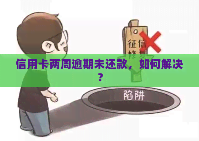 信用卡两周逾期未还款，如何解决？