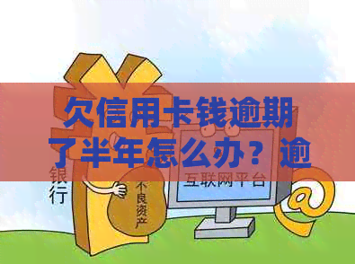 欠信用卡钱逾期了半年怎么办？逾期半年的信用卡处理方式和后果