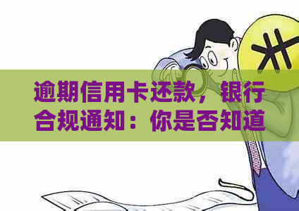 逾期信用卡还款，银行合规通知：你是否知道？