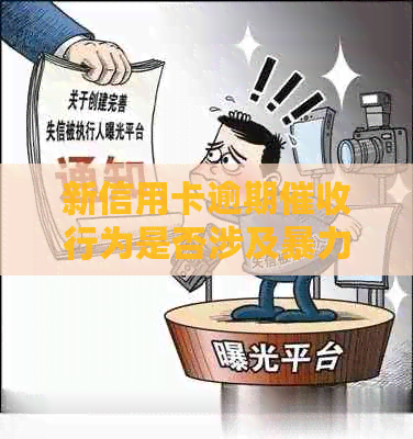 新信用卡逾期行为是否涉及？如何应对？