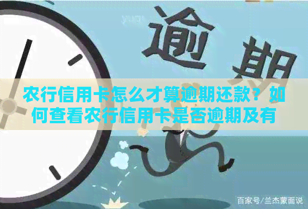 农行信用卡怎么才算逾期还款？如何查看农行信用卡是否逾期及有效期？