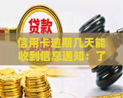 信用卡逾期几天能收到信息通知：了解逾期后的短信通知时间