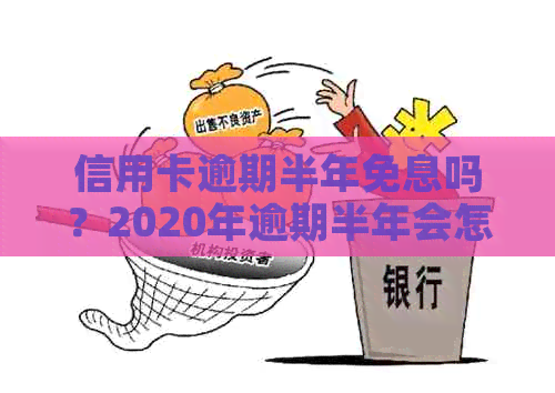 信用卡逾期半年免息吗？2020年逾期半年会怎么样？