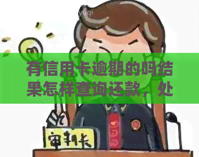 有信用卡逾期的吗结果怎样查询还款，处理逾期记录及贷款问题。