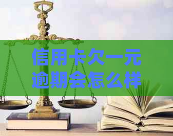 信用卡欠一元逾期会怎么样：逾期处理、影响等问题解答