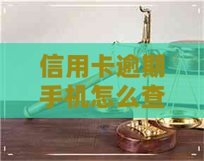 信用卡逾期手机怎么查记录