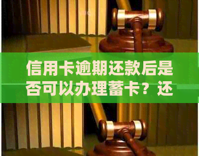 信用卡逾期还款后是否可以办理蓄卡？还可以申请贷款吗？