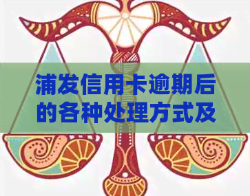 浦发信用卡逾期后的各种处理方式及其影响：停息挂账详解及其风险与应对策略