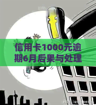 信用卡1000元逾期6月后果与处理方法