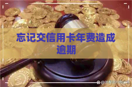 忘记交信用卡年费造成逾期