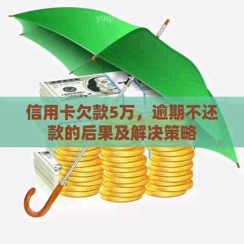 信用卡欠款5万，逾期不还款的后果及解决策略