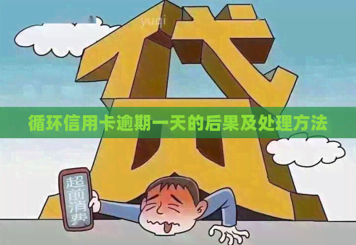 循环信用卡逾期一天的后果及处理方法