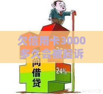 欠信用卡3000多久会被起诉？成功起诉的关键因素是什么？