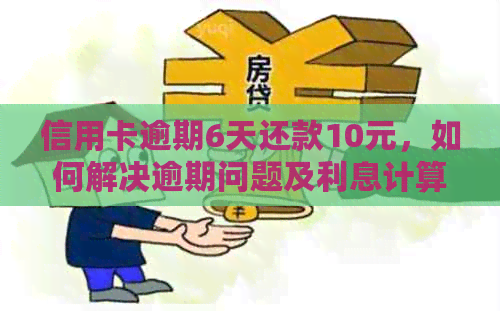 信用卡逾期6天还款10元，如何解决逾期问题及利息计算方法全解析