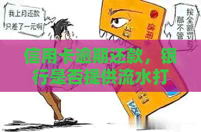 信用卡逾期还款，银行是否提供流水打印服务？