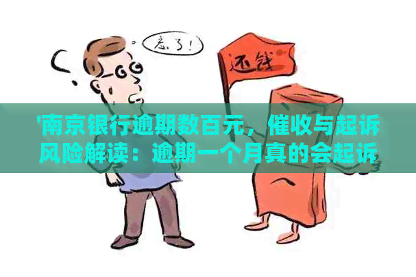 '南京银行逾期数百元，与起诉风险解读：逾期一个月真的会起诉吗？'